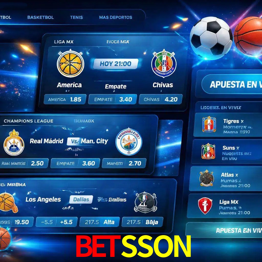Mercados de apuestas deportivas BETSSON para jugadores en México