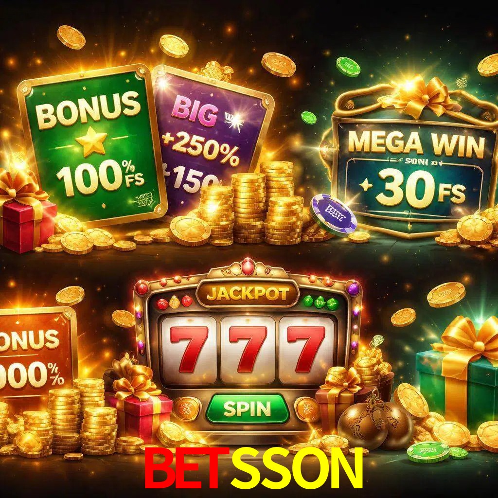 Tipos de bonos BETSSON incluyendo recompensas de bienvenida y promociones continuas
