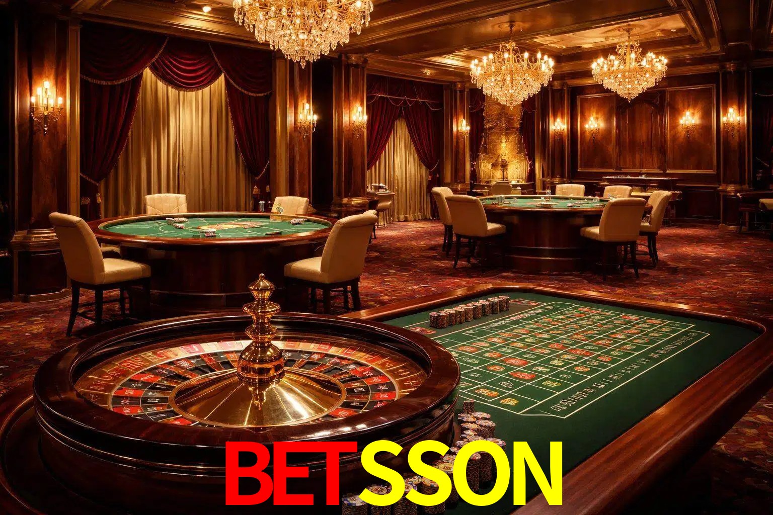 Una escena premium de mesa de casino en vivo con cartas, elementos de ruleta y un ambiente pulido de estudio de transmisión.